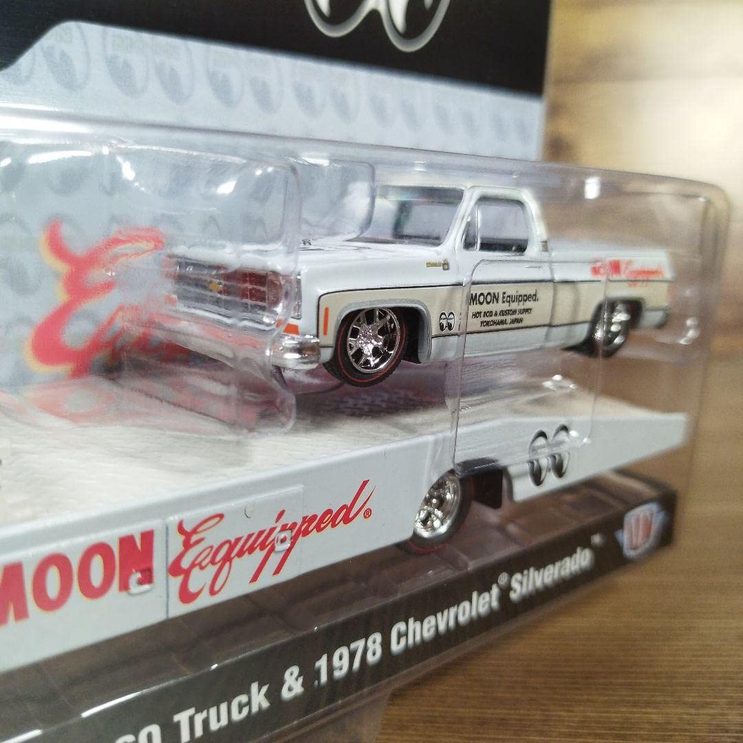 M2マシーン　ムーンアイズ　シボレー トラックセット　シルバラード&C60 M2マシーン ムーンアイズ シボレー トラックセット シルバラード&C60
