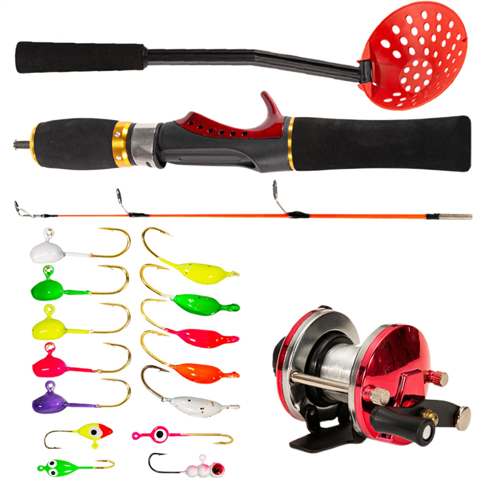 Combo Canne et Moulinet de Pêche de Voyage Kit Complet pour Débutants - 8