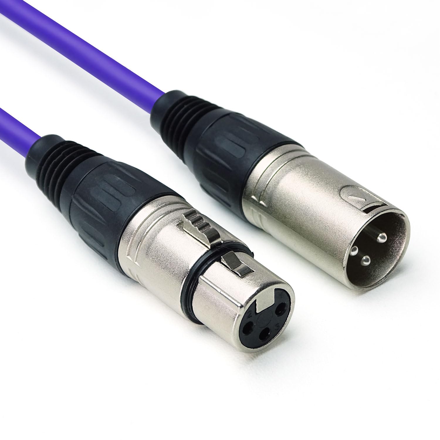 keepdrum Cable de micrófono XLR de 3 pines, longitud 10m 7 unidades