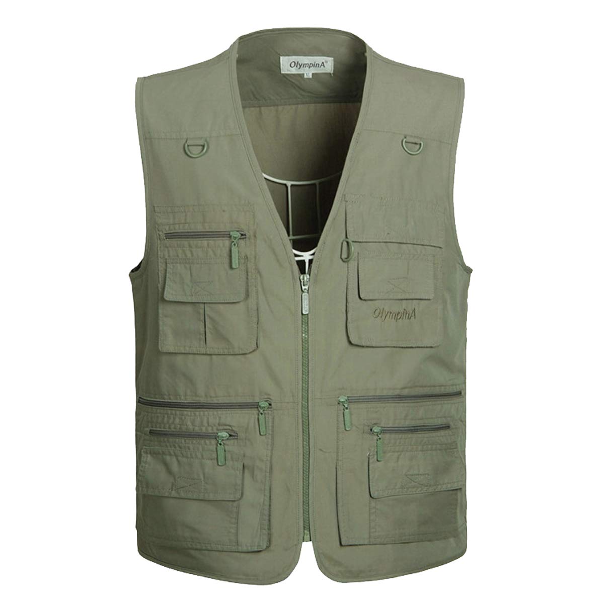 Gilet De Pêche Homme Multi-Poches - Veste Sans Manches Respirante En Coton Pour Plein Air, Photographie Et Loisirs
