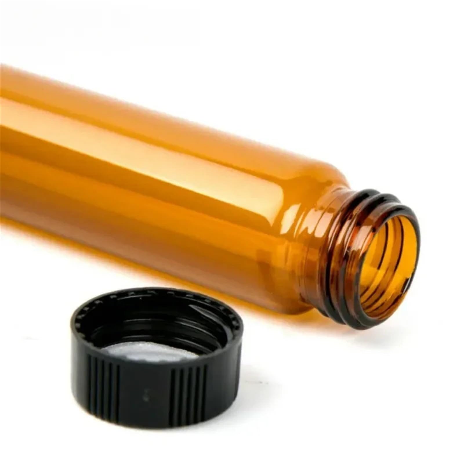 Szklana butelka laboratoryjna na odczynniki, Szklane butelki na odczynniki z podziałką. Plastikowa zakrętka 3–50 ml(40ml 10pcs)