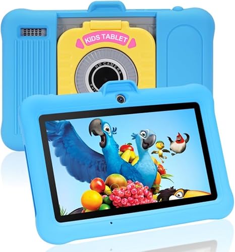 TABTIVI 7 Inch Kids Tablet, Android tablet for kids with Octa Core Processor, 8(3+5) GB RAM 64GB ROM 128GB TF, WiFi, Bluetooth, Type-C, Kids Tablet Dual Camera, Blue TABTIVI 7 Inch Kids Tablet, Android tablet for kids with Octa Core Processor, 8(3+5) GB RAM 64GB ROM 128GB TF, WiFi, Bluetooth, Type-C, Kids Tablet Dual Camera, Blue