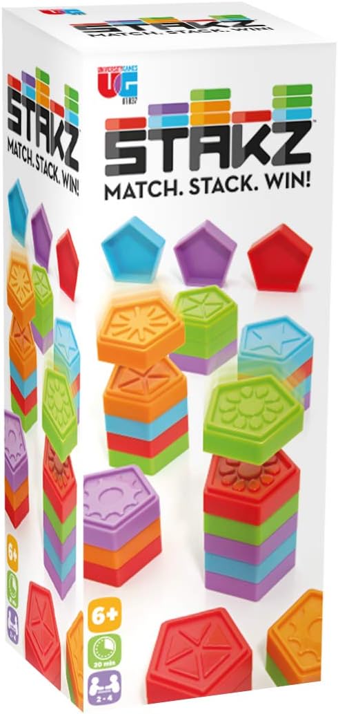 University Games Stakz, Match-Stack-Win! The Tile-Laying Family ...