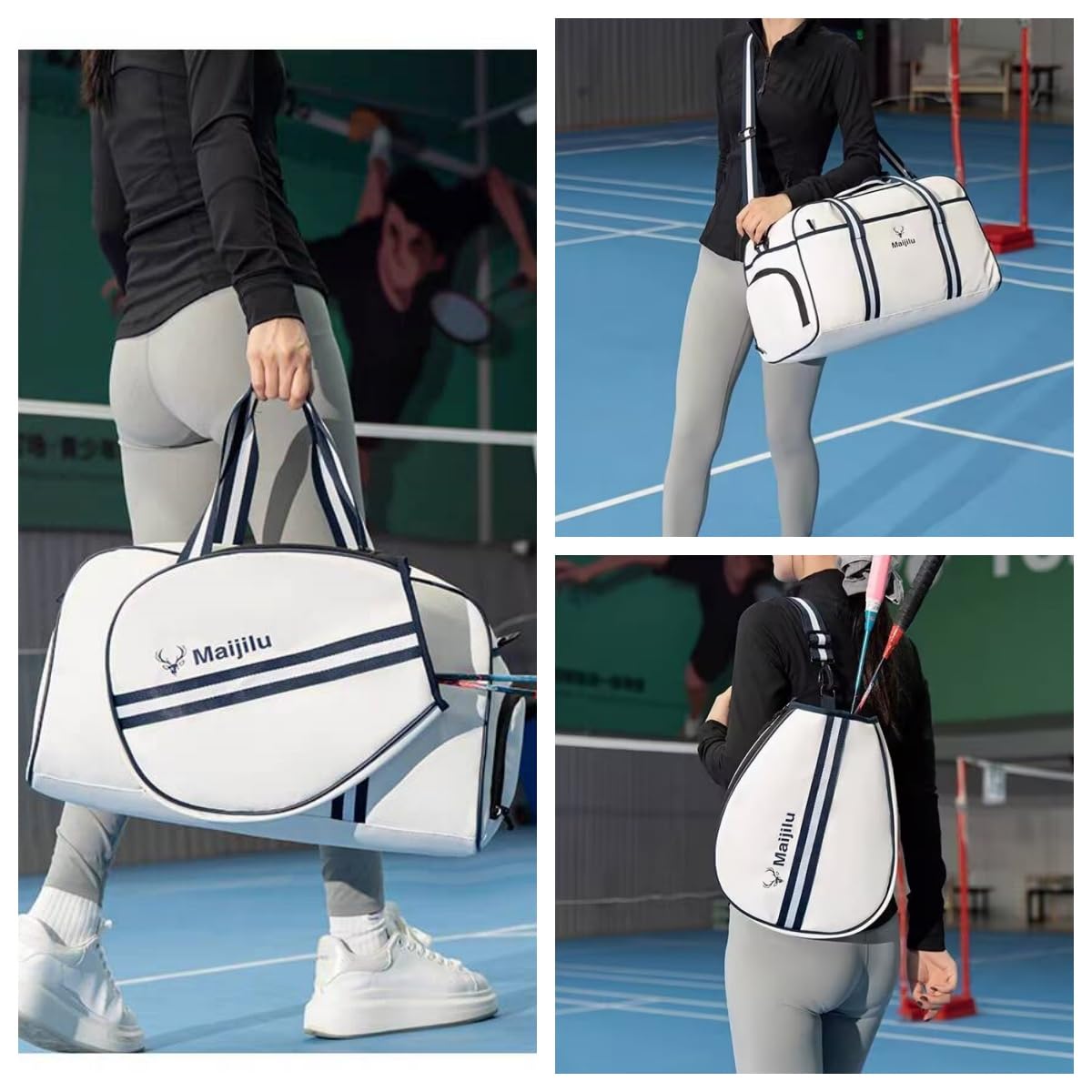 TentHome Sac Padel pour Homme Femme, Sac de Sport Housse Raquette Padel et Tennis de Table Imperméable