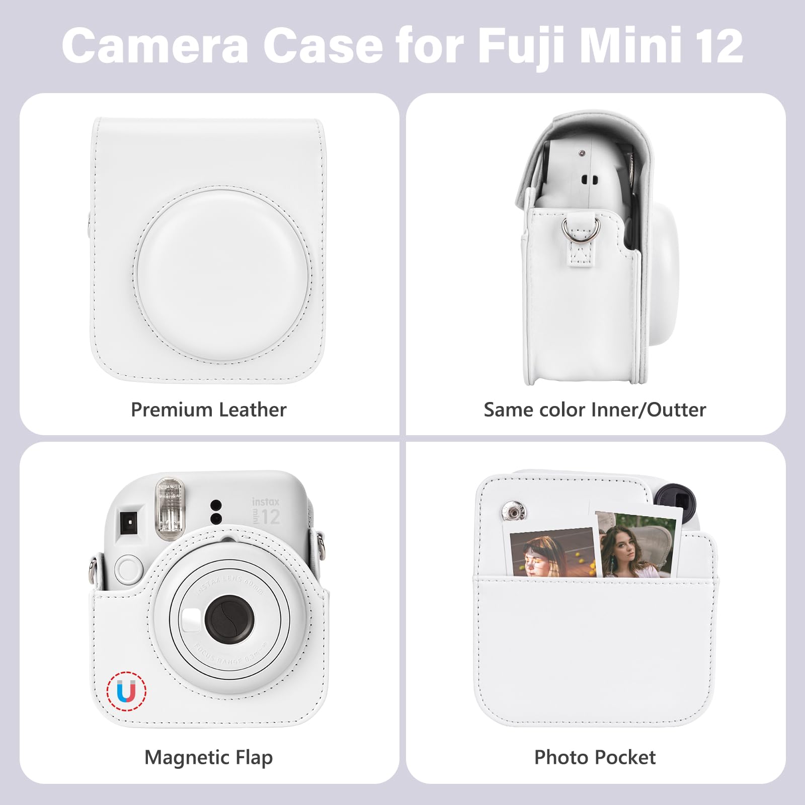 Funda álbum Filtros Espejo Selfie Kit Accesorios 8 En 1 Para Fujifilm  Instax Mini 12 | Funda, álbum, Filtros, Espejo | Color Rosa Fotos Instax  Mini, image size:1600x1600
