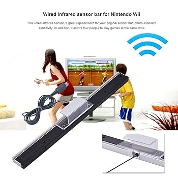 Amazon | Wiiセンサーバー、有線赤外線IR信号光線モーションセン