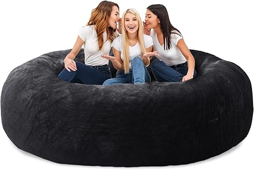 Funda para silla puff (solo funda, sin relleno) duradera y cómoda para silla de piel fotovoltaica, sofá de piel sintética, sofá de sala de estar,