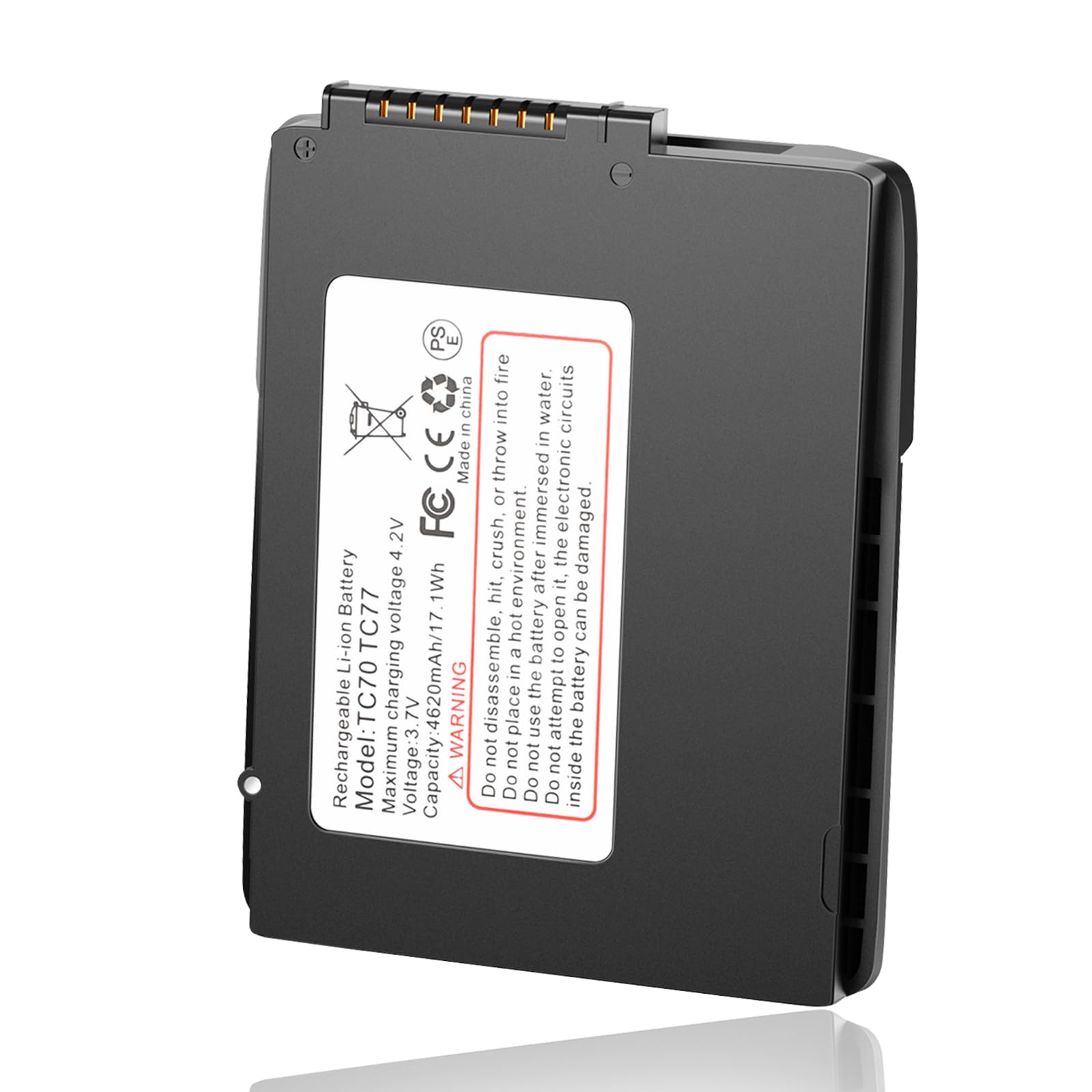 yunjofon 4620mAh Battery Replacement for Zebra TC70 TC77 Series Barcode Scanners - Li-Ion, 3.7V, BT-000318, Compatible with TC70, TC75, TC77 TC7X (TC77)