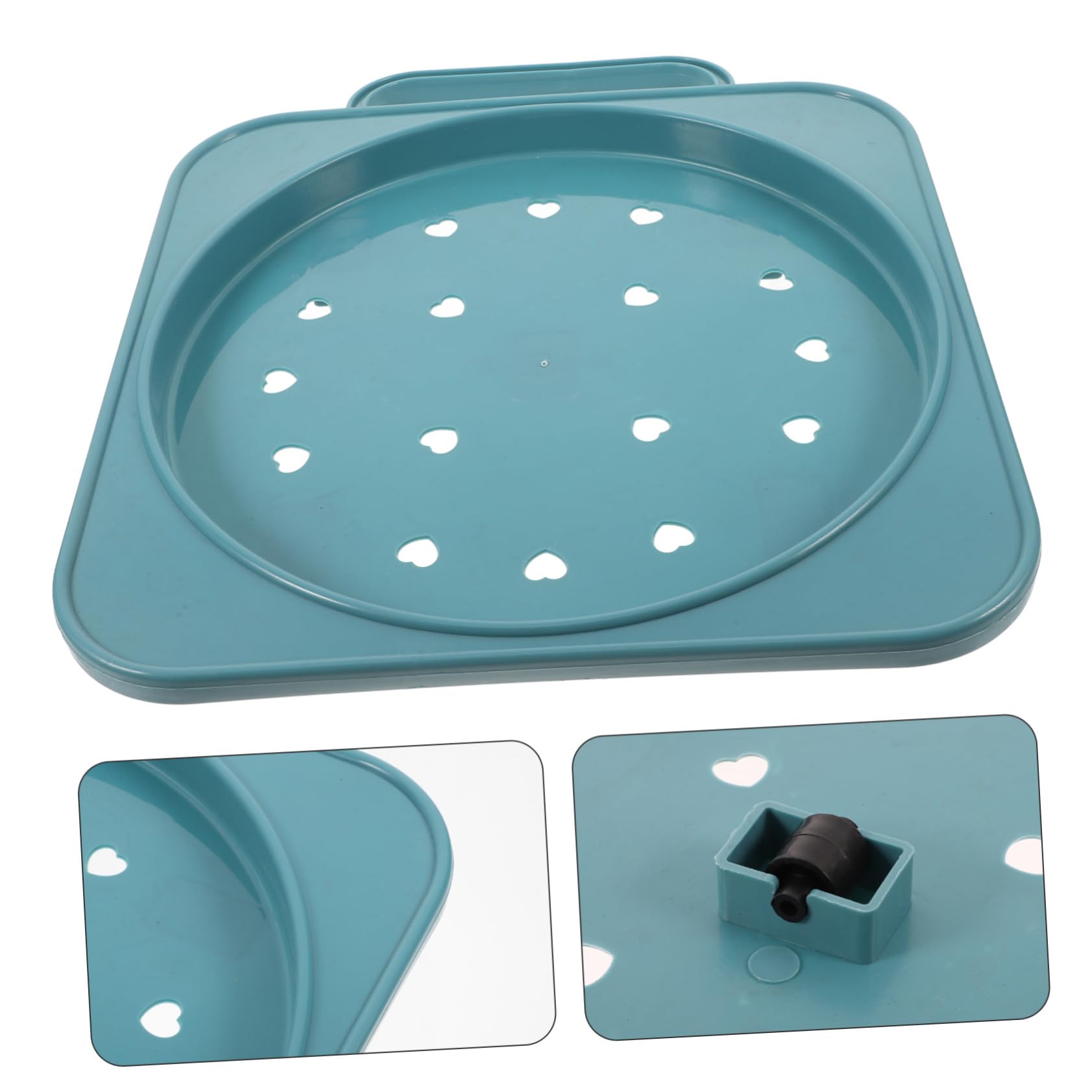 Mikinona Supporto Porta Bombola Gas per Cucina con Base Mobile a Ruote e Maniglia, Struttura Robusta in Pp Resistente All’usura, per Bombole di Gas Propane