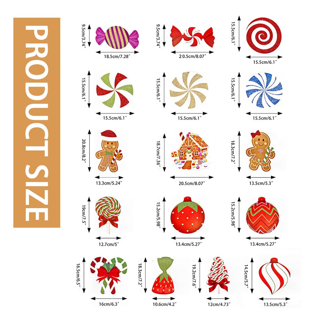 30Pcs Christmas ceiling decorations - Image 2