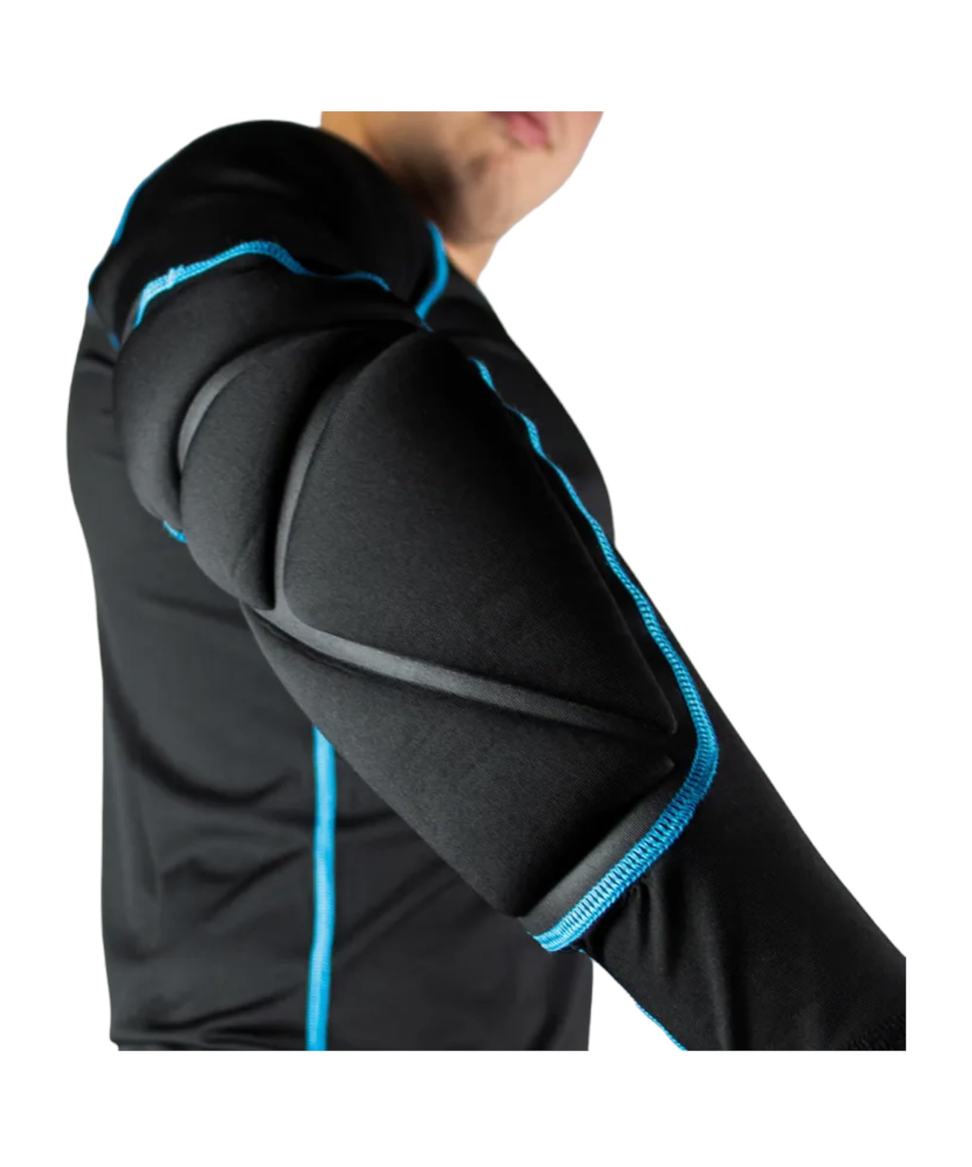 KEEPERsport - Torwart Unterziehshirt gepolstert - langes Protektionsshirt für Torhüter Underwear - Größe 128-XXL