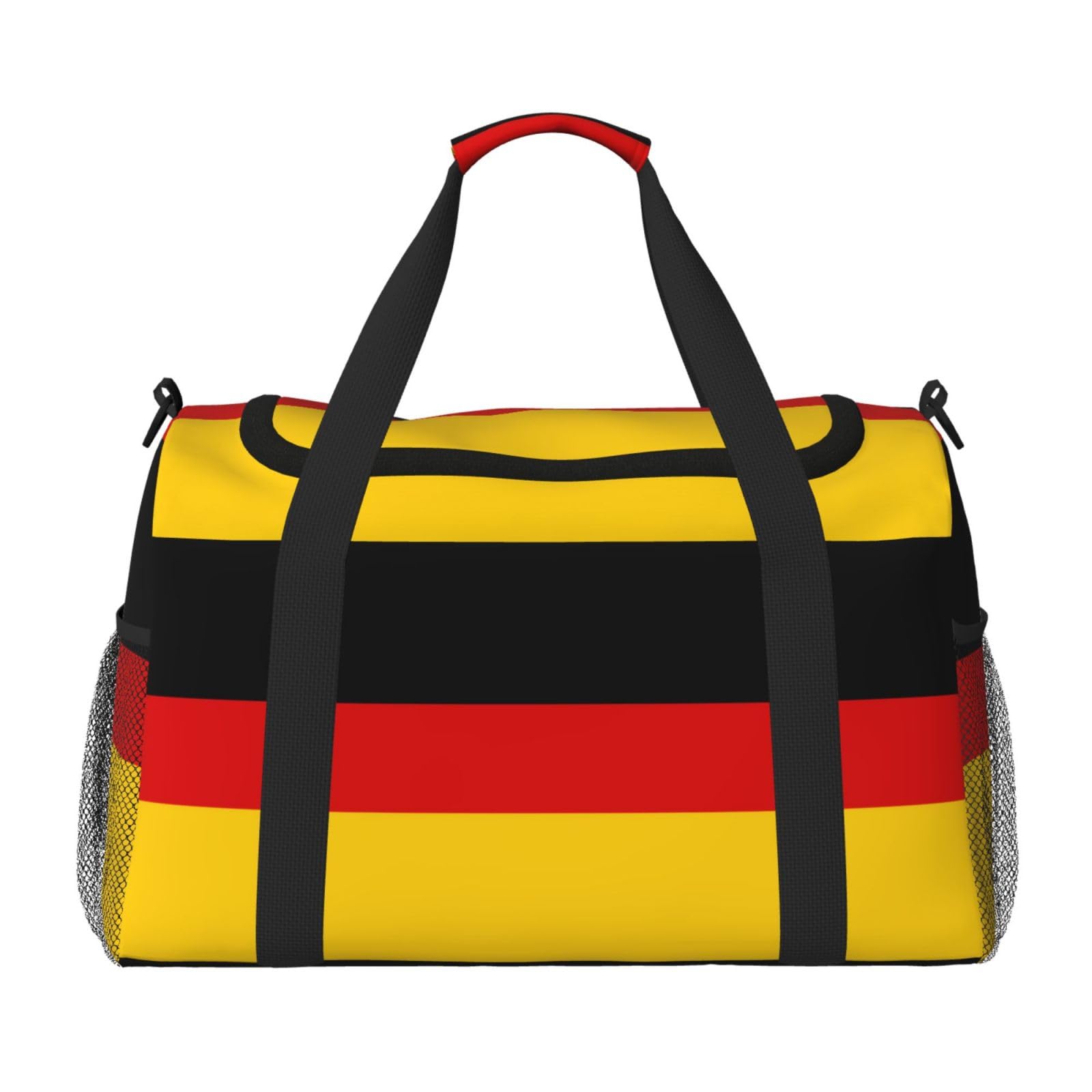 German Flag Foldable Travel Duffel Bag Tote Carry On Luggage Bag For Weekend Getaways, For Spontaneous Trips