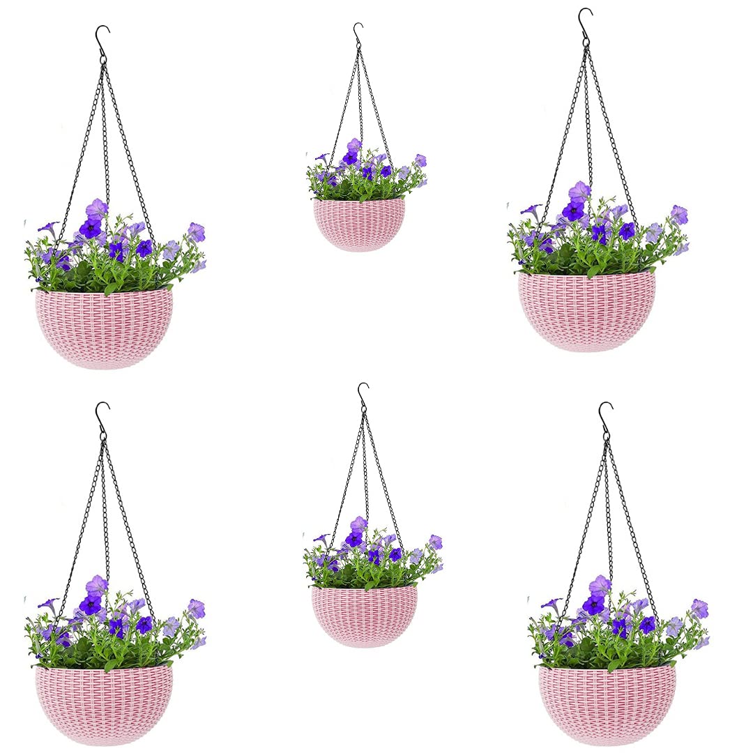 See full amazon price history chart for BLACKBEE Multicolor Plastic Hanging Pots - Durable, Weather-Resistant, Decorative Planters for Indoor & Outdoor Garden Use - Ideal for Balcony, Home Decor & Gardening Enthusiasts - Set of 6 (Pink) BLACKBEE Multicolor Plastic Hanging Pots - Durable, Weather-Resistant, Decorative Planters for Indoor & Outdoor Garden Use - Ideal for Balcony, Home Decor & Gardening Enthusiasts - Set of 6 (Pink) (B0BRCQSLRV) Amazon Price History, Amazon Price Tracker