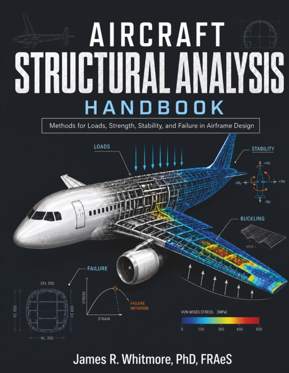 AIRCRAFT STRUCTURAL ANALYSIS HANDBOOK: Methods for Loads, Strength, Stability, and Failure in Airframe Design.