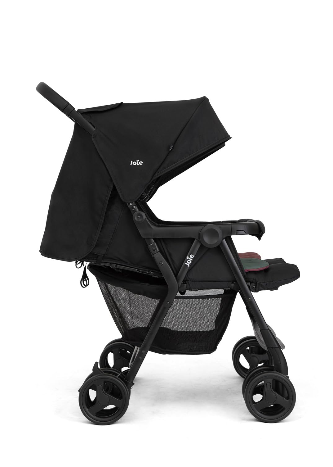 Poussette double JOIE AIR TWIN côte à côte 15 kg UPF 50+ pliage facile pluie incluse Shale