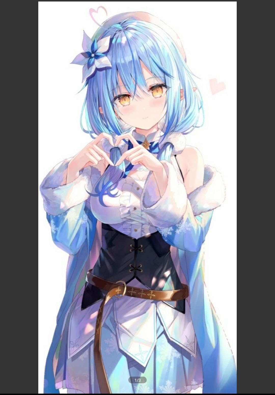 ホロライブ 雪花ラミィ ♡B1タペストリー