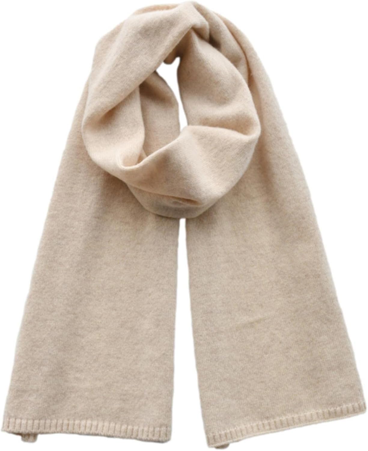 Strickschal Kaschmir Schals Beige Frauen Und Männer Winter Strickschal Erwachsene Warme Lange Wolle Damen Schals, beige, Kids115CM