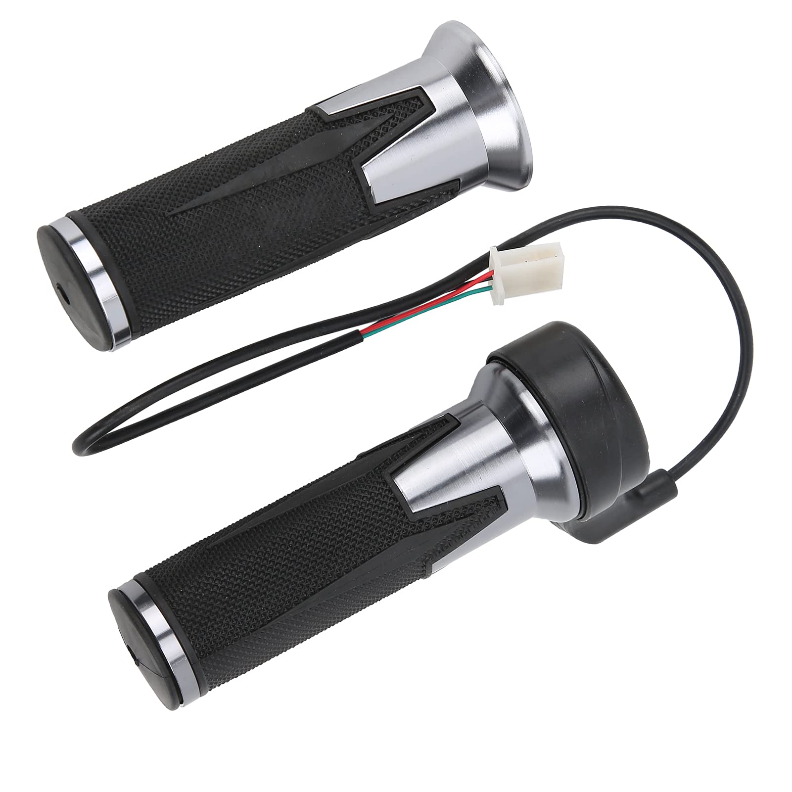 Manopole acceleratore universali per bici 24V 500W Controller spazzola Maniglia antiscivolo Accessorio bici Comoda impugnatura in gomma morbida per biciclette elettriche Scooter