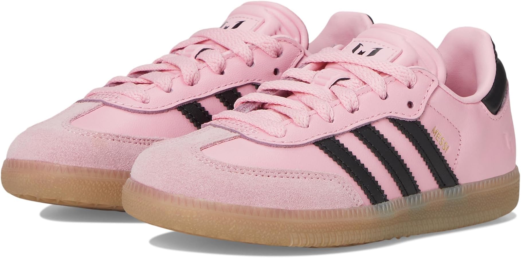 Amazon.com | adidas Unisex Samba Messi J Light pinkCore Black/GUM4