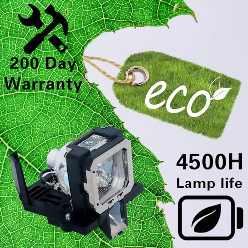Image of PK-L2210U Replacement Projector Lamp Bulb for JVC DLA-RS40 DLA-X9 DLA-RS30 DLA-F110 DLA-RS40U DLA-X3 DLA-X7 DLA-RS50 DLA-RS60 DLA-RS45U DLA-RS45 DLA-RS55 DLA-X70R Projector with Housing