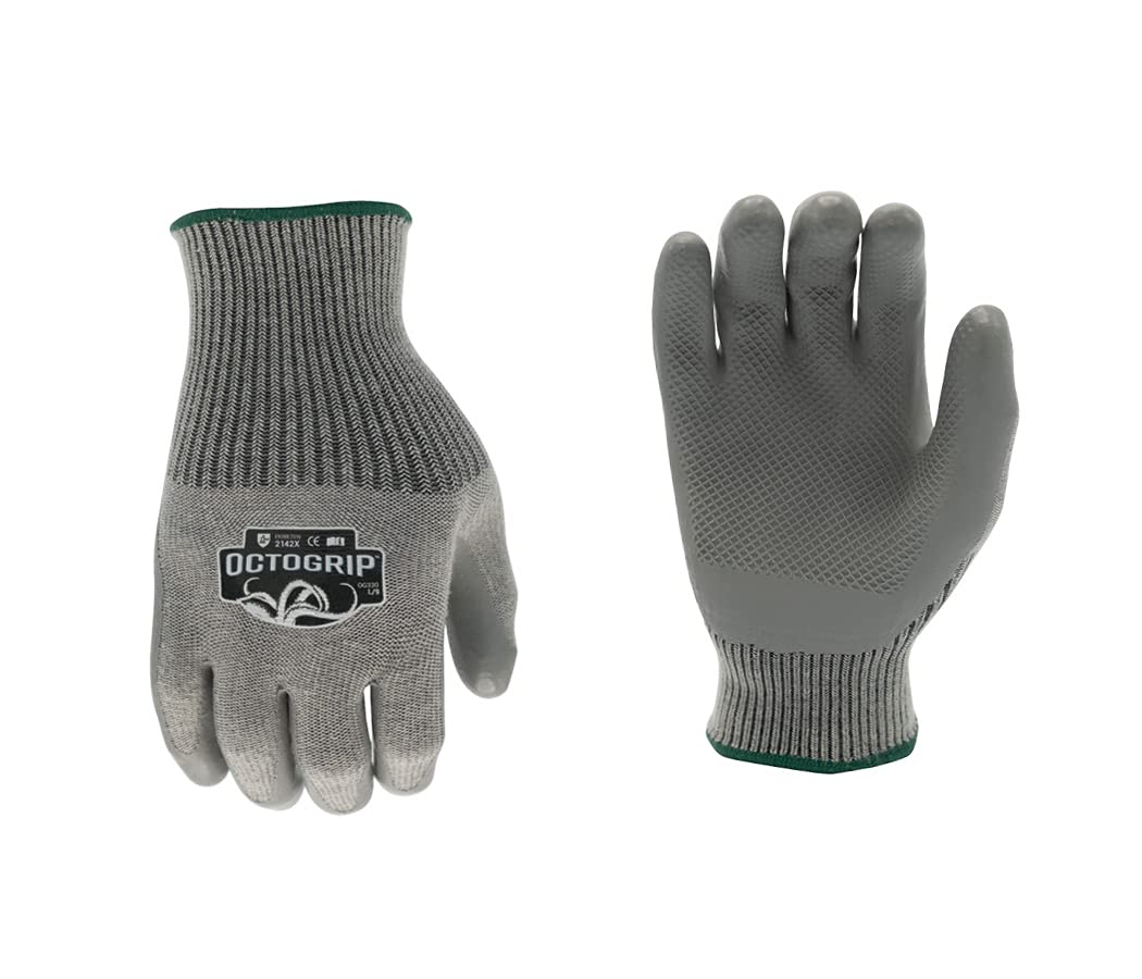 Octogrip OG330-L Heavy Duty Series 13 Gauge Poly/Cotton Blend OctoGrip™ Latex Palm