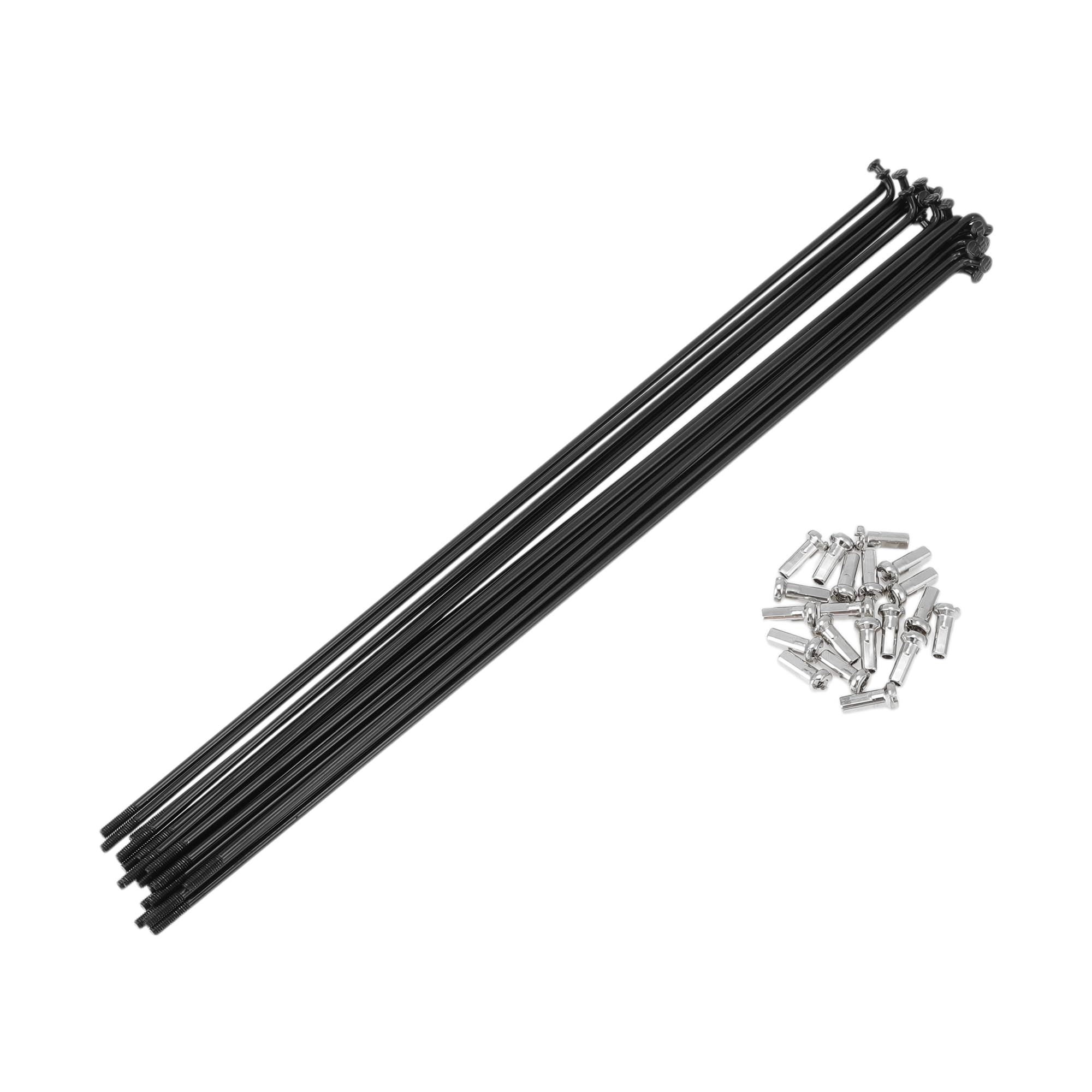 HEROFFIX 20 Set 13G Bicycle Spokes 237mm Bike Wheel Spokes 304 Stainless Steel Black