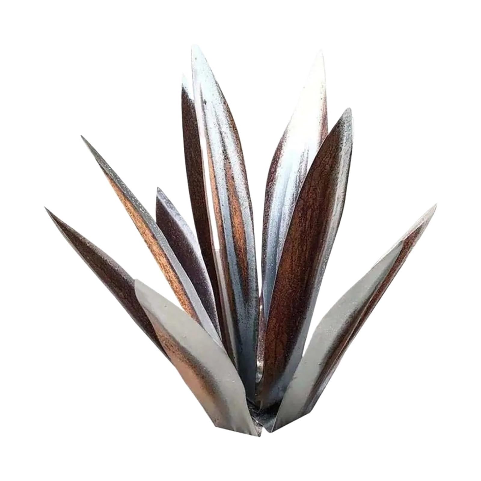 ZFIHAV 1 PCS Tequila Rustic Sculpture Hand Painted Metal Agave Garden Yard Art Decoration for Garden