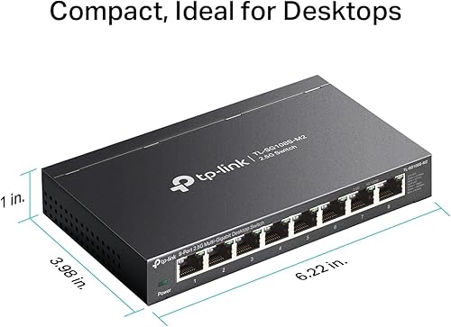 Vista 21 de TP-Link 8 Port Gigabit Switch Easy Smart Managed Plug & Play Lifetime Protection Desktop/ Wall-Mount Sturdy Metal w/ Shielded Ports