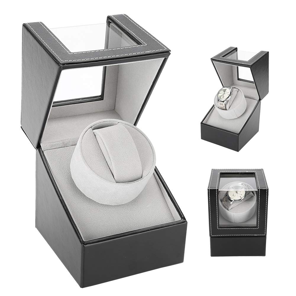 Single Watch Winder for Automatic Watches, Automatic Rotating Watch Display Box Watch Winder Holder Display Mechanical Watch Storage Box(EU) (B09MSN7KMF) Amazon Price History, Amazon Price Tracker