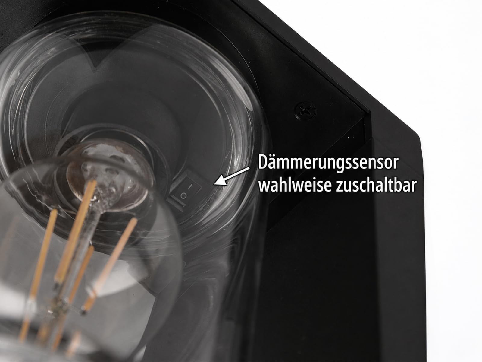 meineWunschleuchte Garten-Laterne Schwarz, Wegeleuchte Gartenbeleuchtung, | Höhe 100cm, mit E27 LED, Landhausstil Außenlaterne Wegbeleuchtung für Einfahrten, Gartenwege und Terrasse IP44