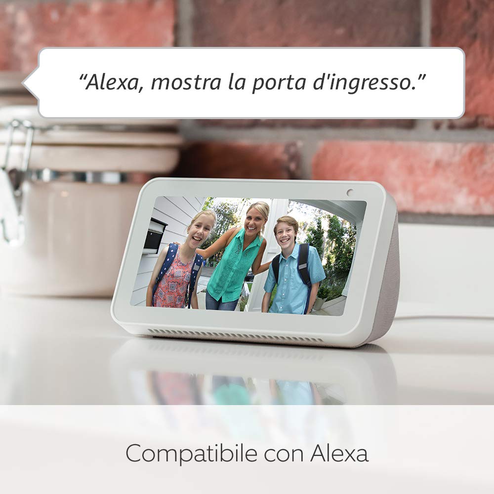 Ring Videocitofono Pro cablato (in precedenza Video Doorbell Pro 2) | Videocamera con citofono, video in HD a 1536p, video a figura intera, vista dall'alto e wifi | Ring Home: 30 gg. prova gratuita
