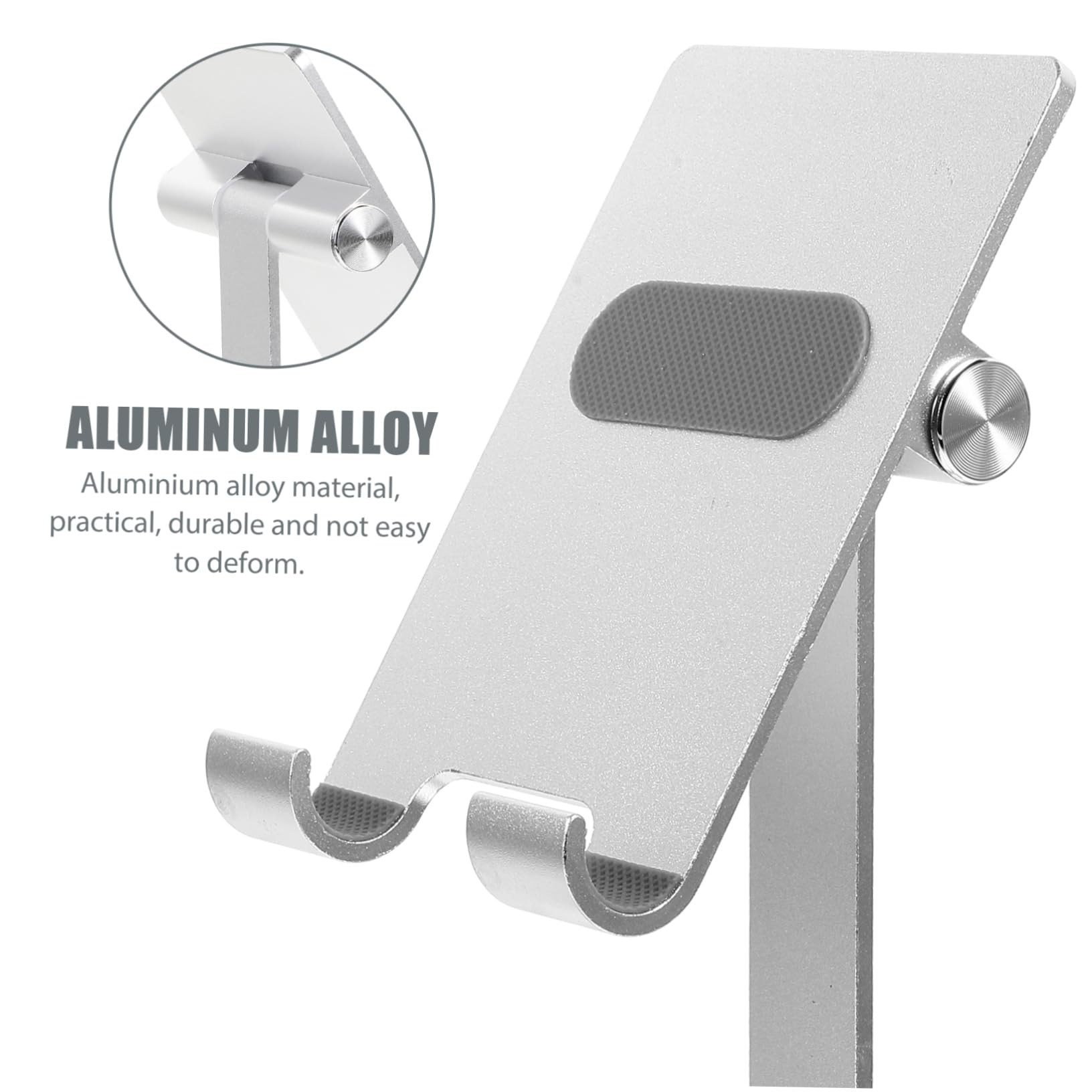 1pezzi Supporto Da Scrivania Per Smartphone e Tablet Pc Alluminio Design Multifunzionale Per Ufficio e Casa