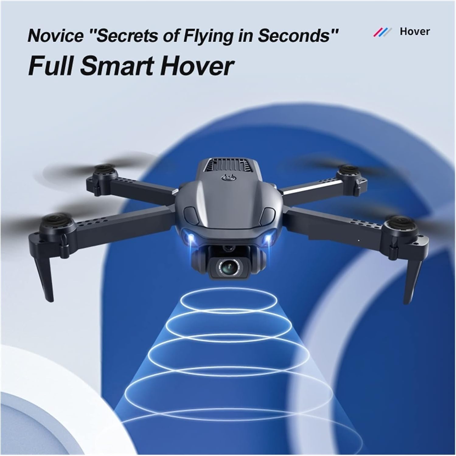 Drone Mini Drone 6K HD Dual Camera WiFi FPV Obstacle Avoidance Folding Quadcopter Remote One Key Take Off/Landing (Color : V22 4K Dual Bag 2B Size : 1) (V22 4k Dual Bag 3b 1)