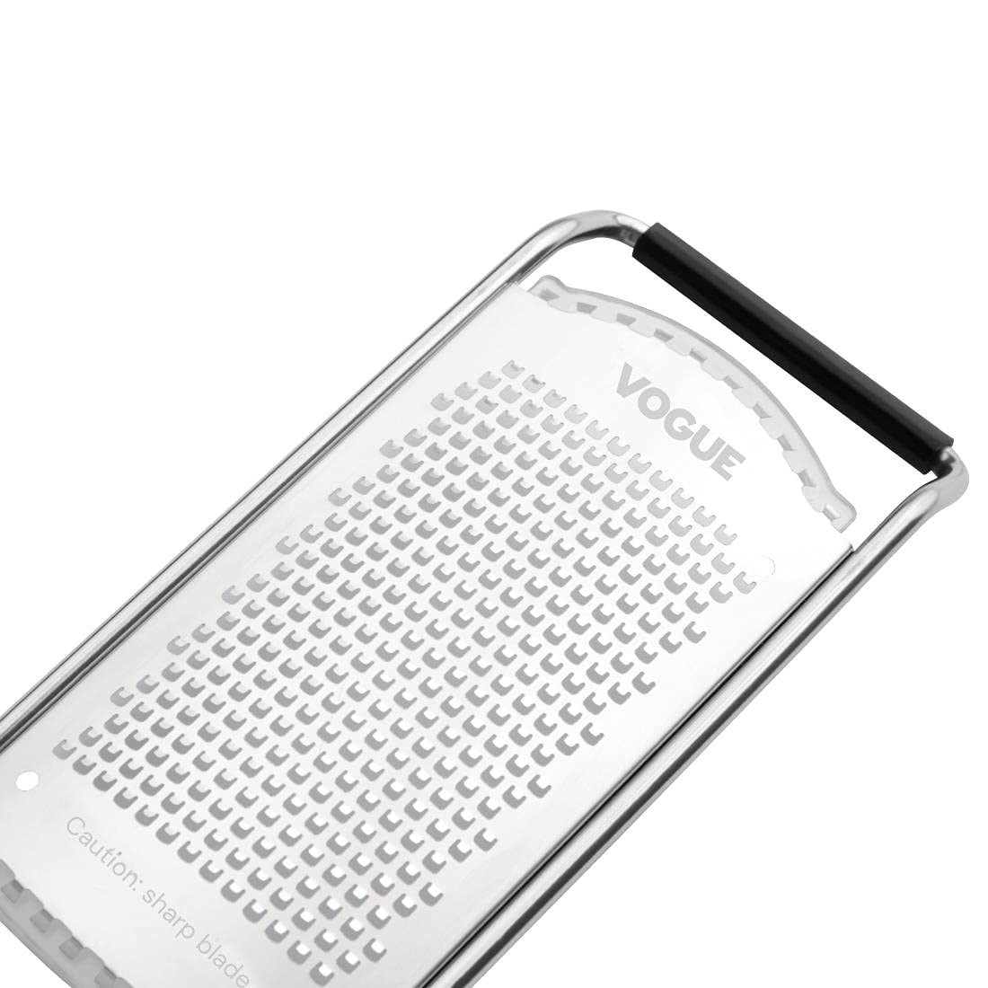 Vogue Fine Grater, Black & Stainless Steel, Narrow Blade, Fine shred, Fine Cheese Grater, Fine Chocolate Grater - Image 4