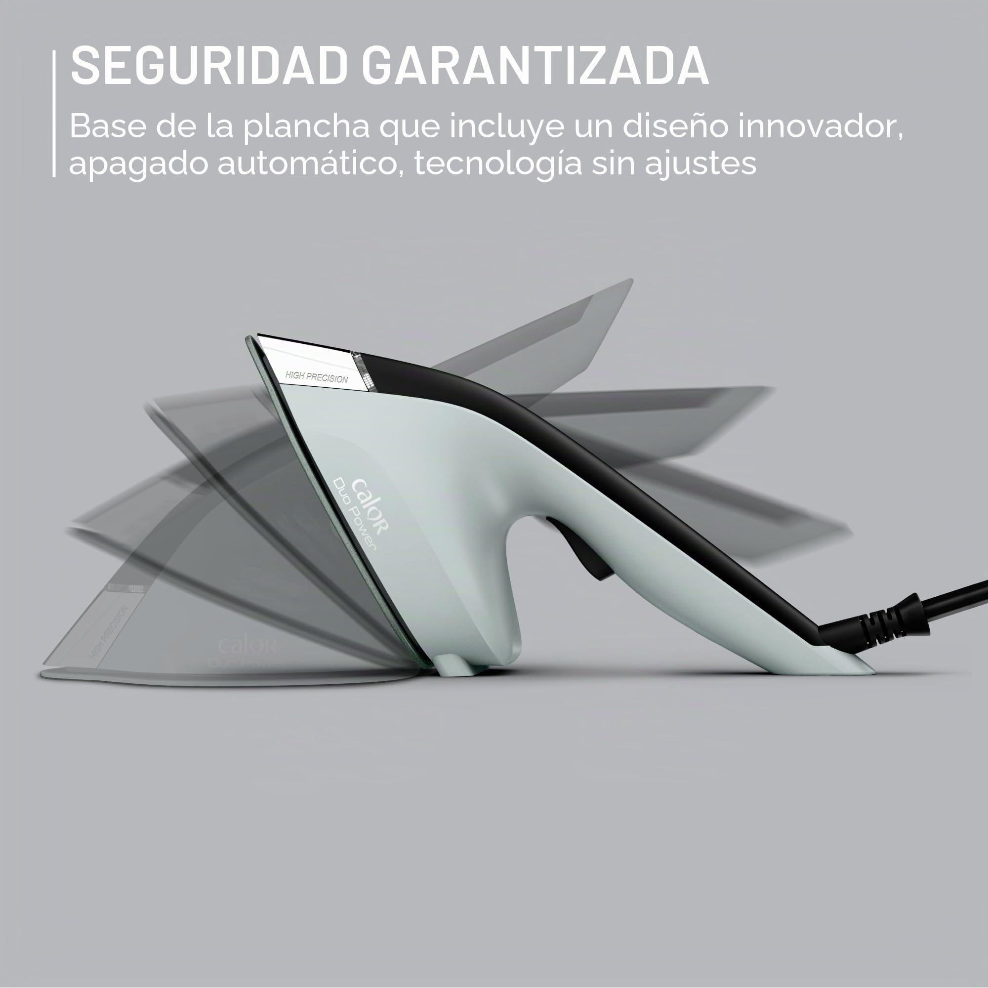 Calor, Duo Power 2 en 1, Plancha a vapor y plancha de ropa, fácil de usar, rápido y eficiente, sin ajustes, plancha extra ligera, JF4031C0