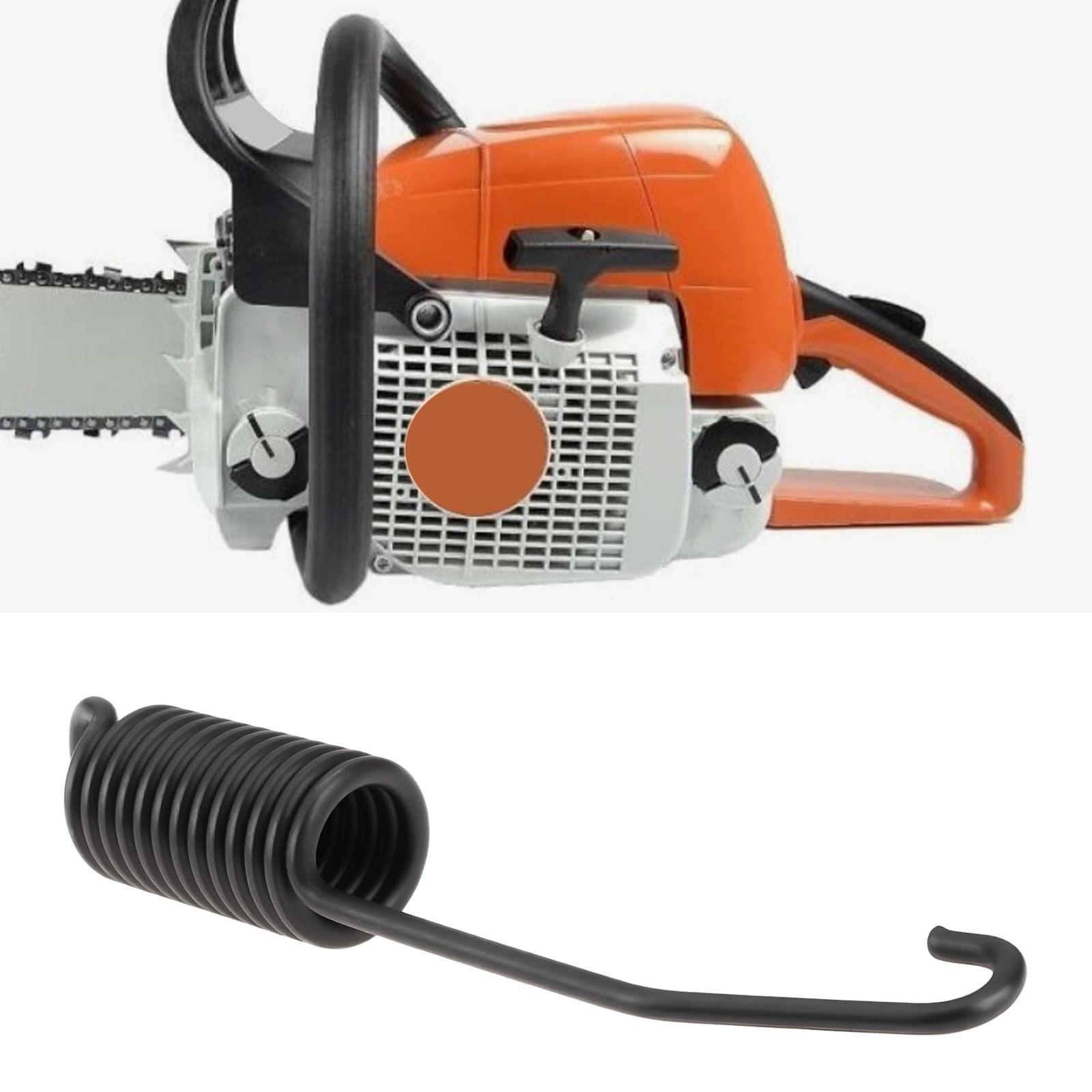 ECSiNG Sprężyna napinająca hamulca piły łańcuchowej 1121 160 5500 kompatybilna z Stihl MS390 MS310 MS290 039 029