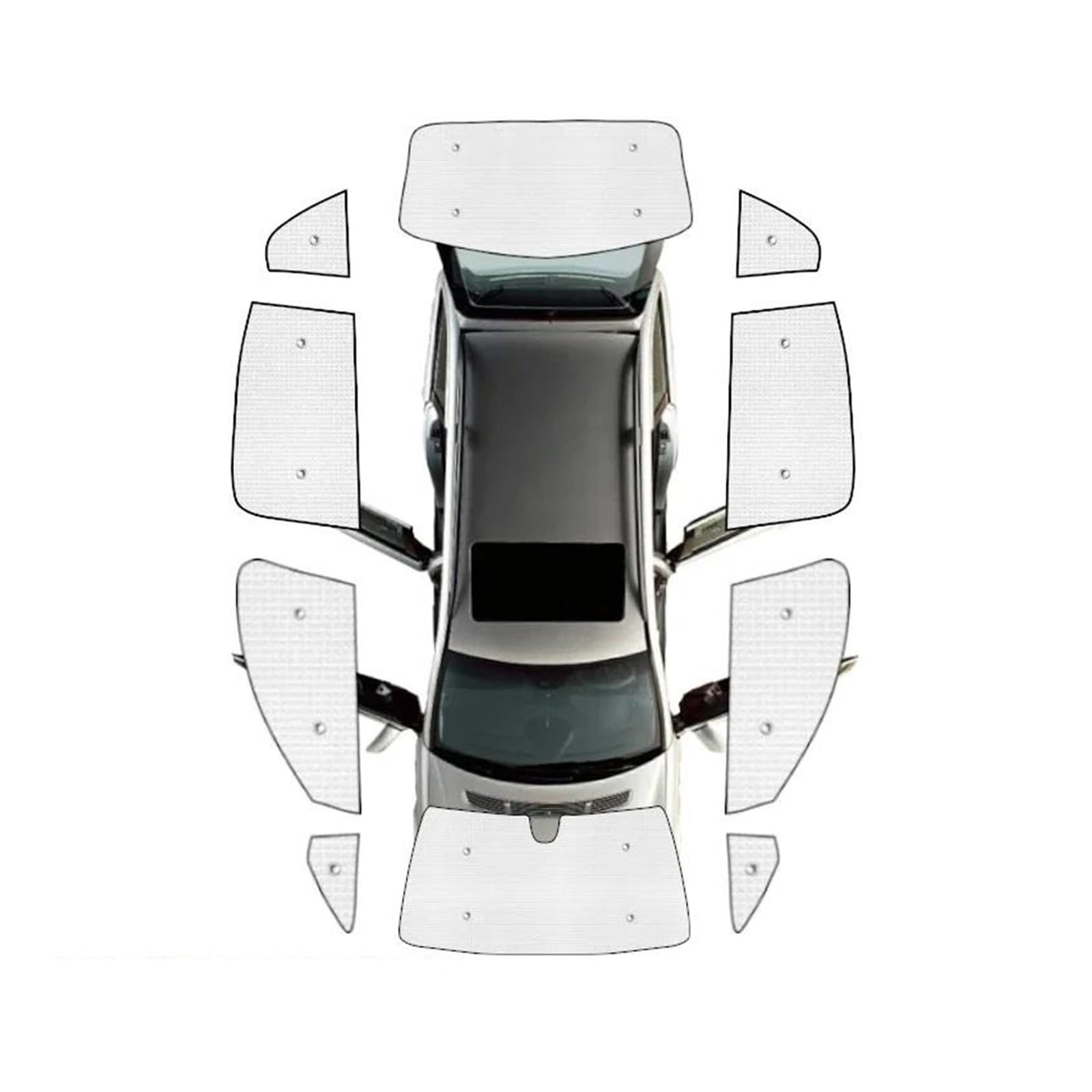 Autofenster Sonnenschutzrollos Für Passat Für B8 Für Kombi Für GT Für R-Linie 2014 2015 2016 2017 2018-2022 Auto Windschutzscheibe Vorhang Fenster Visier Matte Auto Sonnenschutz Vorhang(All Sunshades)