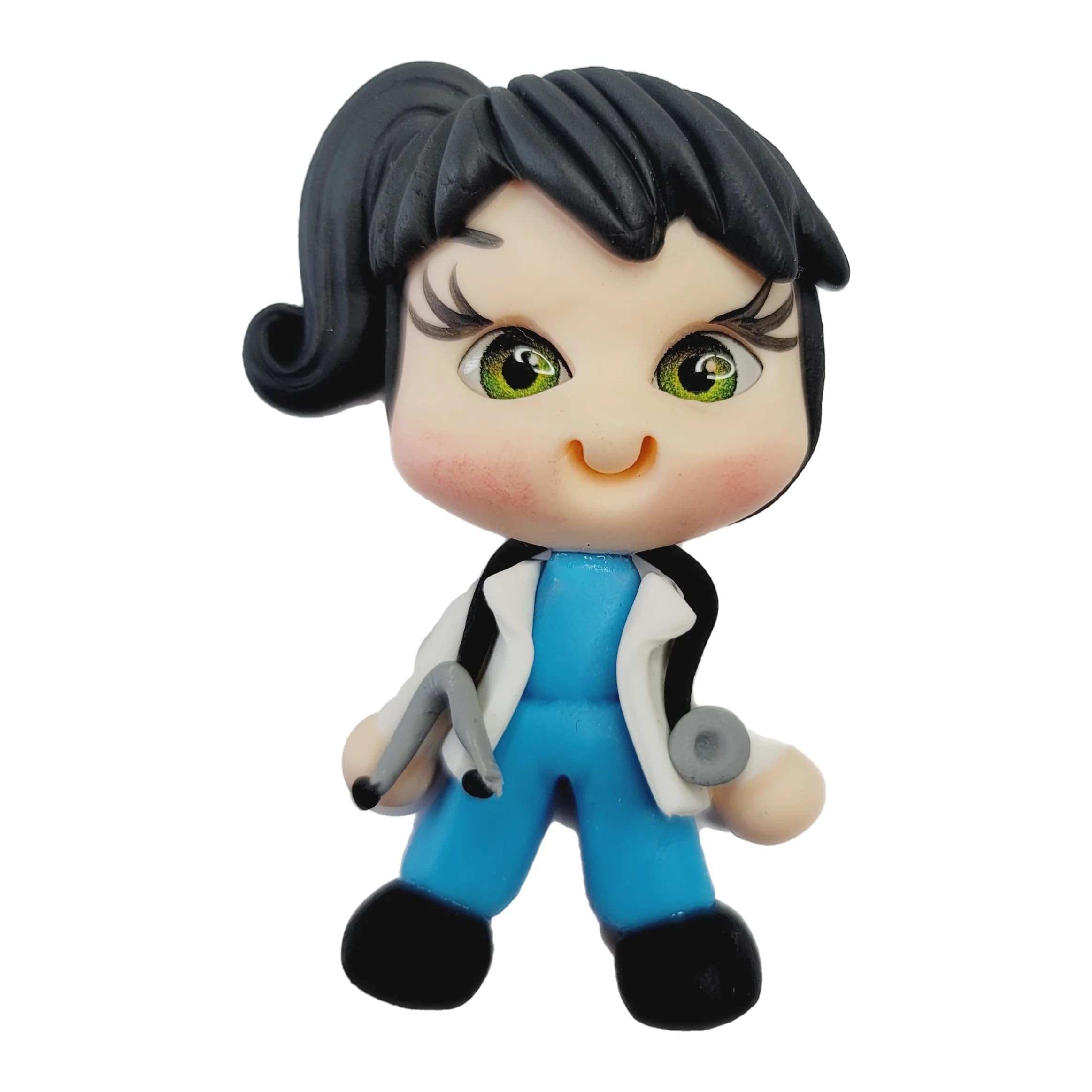 Dr Cristina 2#158 Clay Doll for Bow-Center, Jewelry Charms, Accessories, and More