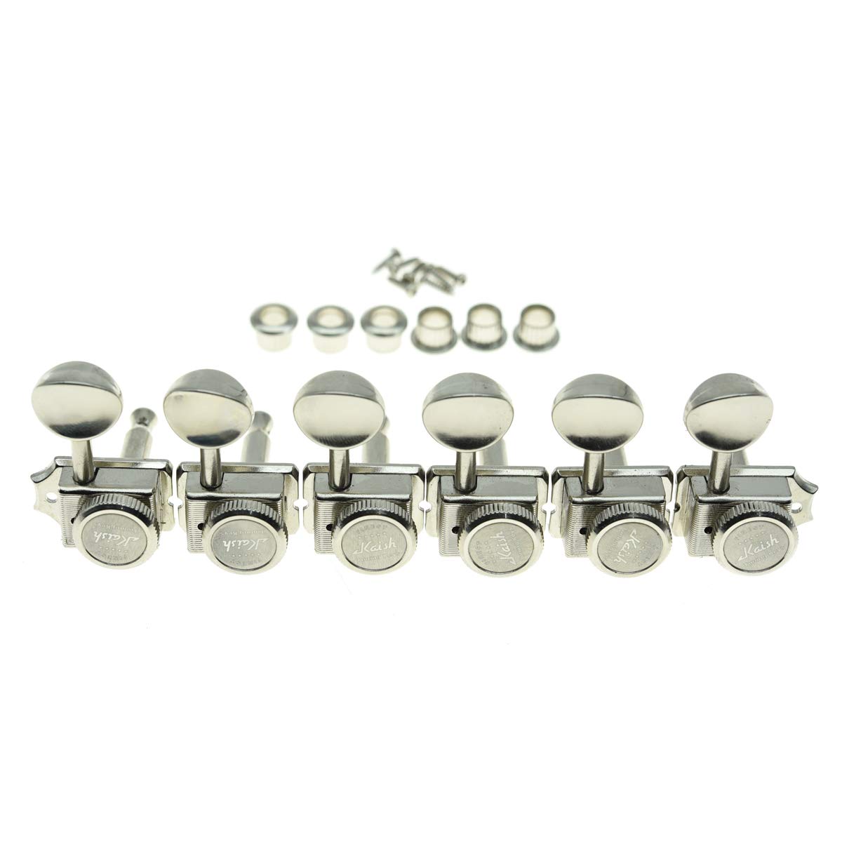 KAISH 6 Inline Guitar Vintage Style Locking Tuners Guitar Tuning Keys