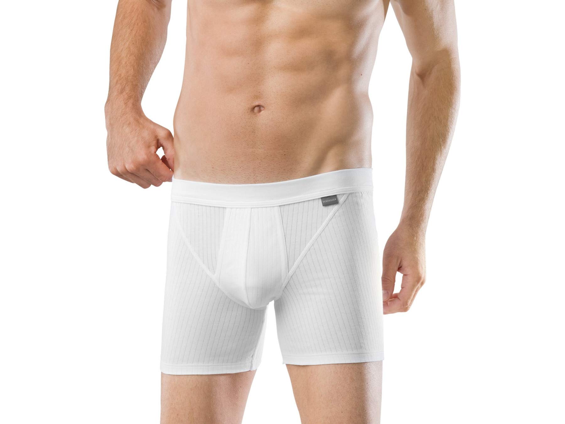 Schiesser Boxershorts Authentic Shorts With Fly 2er Pack