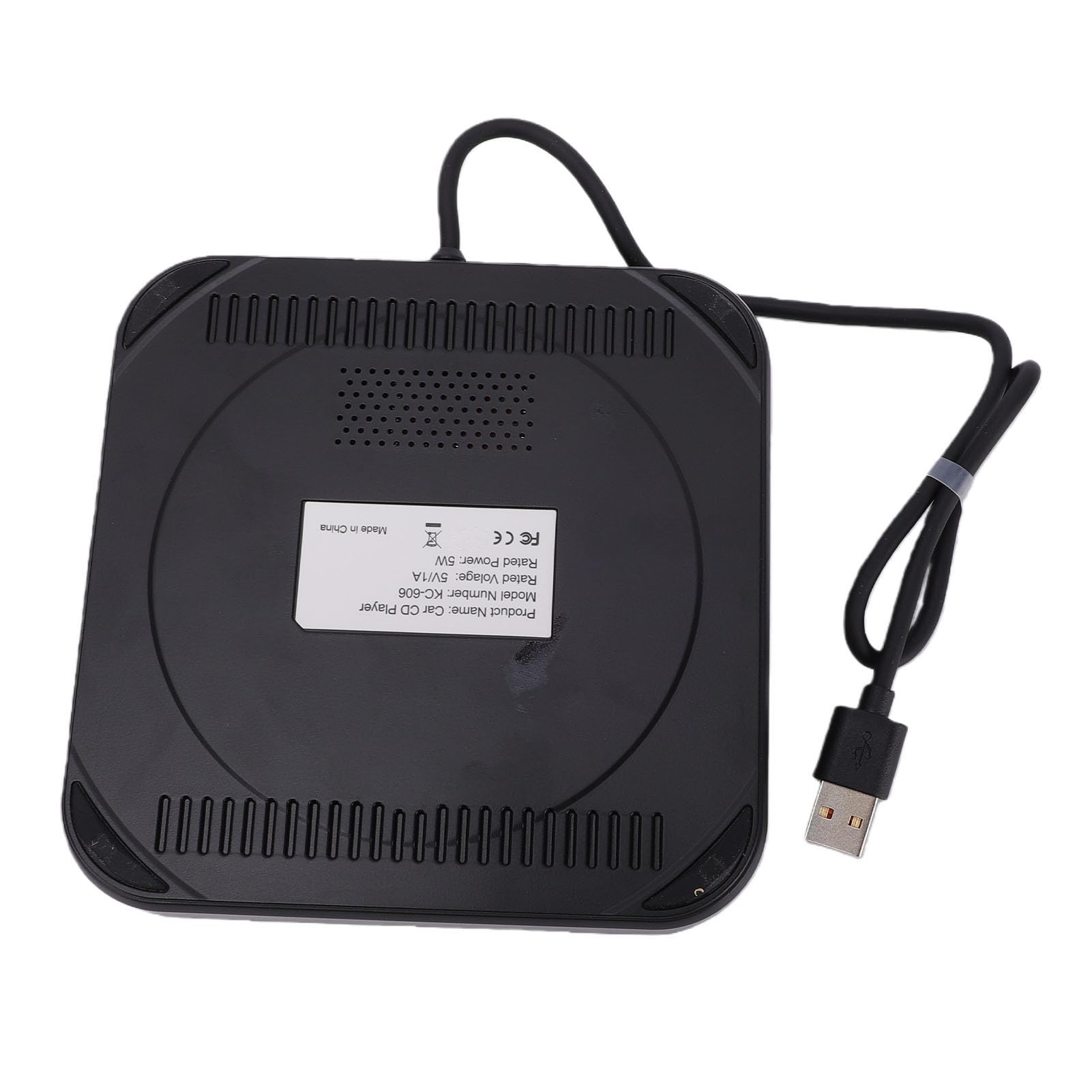 Lettore CD Portatile per Auto USB Esterno AUX, Lettore Compact Disc Anti-salto con Telecomando, Plug and Play per Auto Senza CD, Ideale per TV Portatile e Stereo Domestico, Supporta MP3