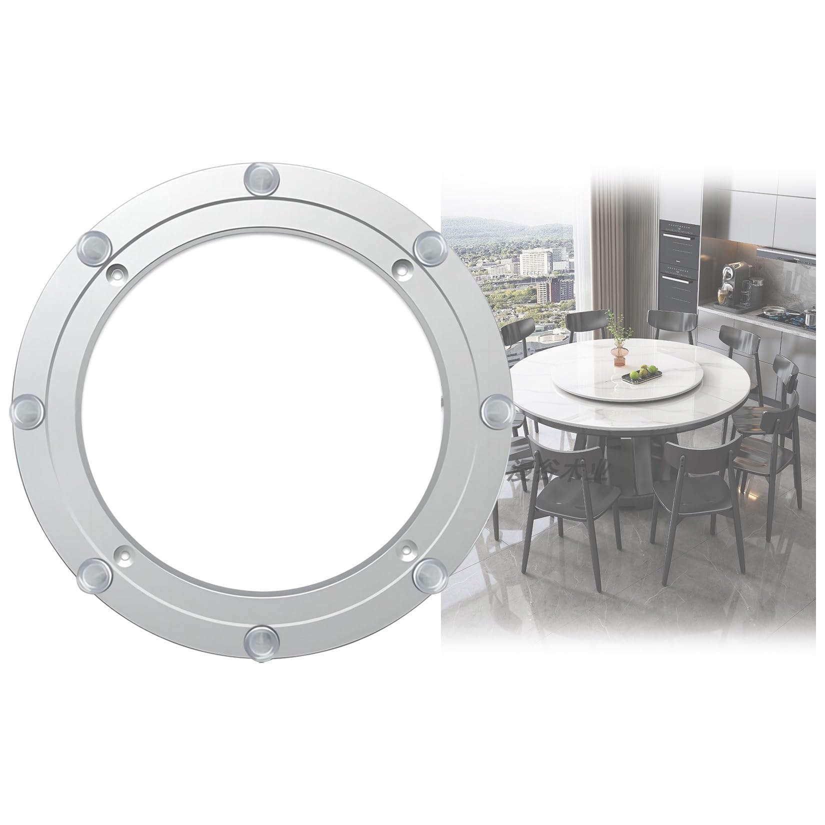 Rodamiento Giratorio Redonda Placa Giratoria Base Para Cocina Mesa Comedor