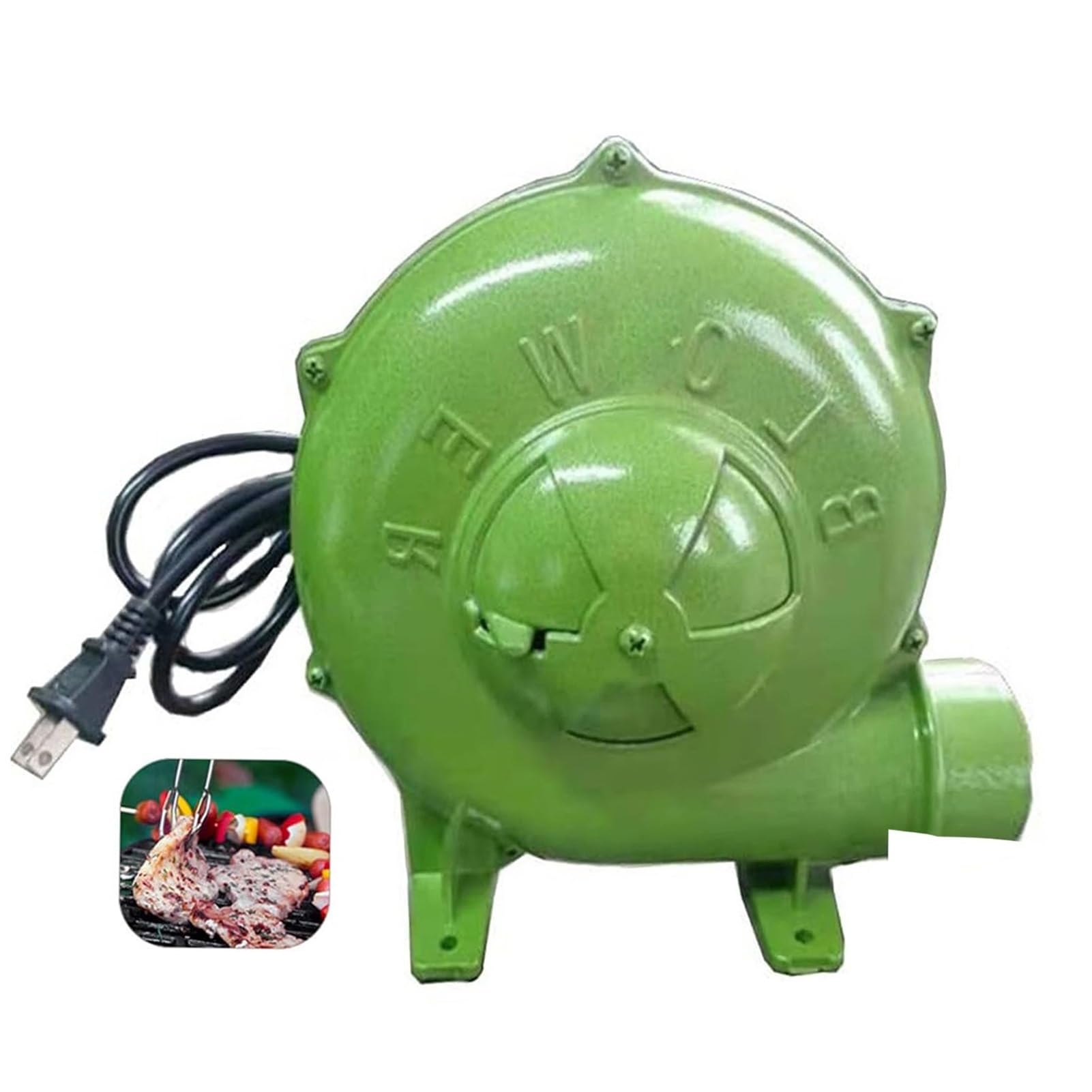 Centrifugal Barbecues Blower - 110V/220V Electric Blacksmith Forge Blower, Portable Variable Speed Centrifugal Fans, Charcoal Chimney Starter, for Outdoor Camping Cooking Fireplace Bellows(5