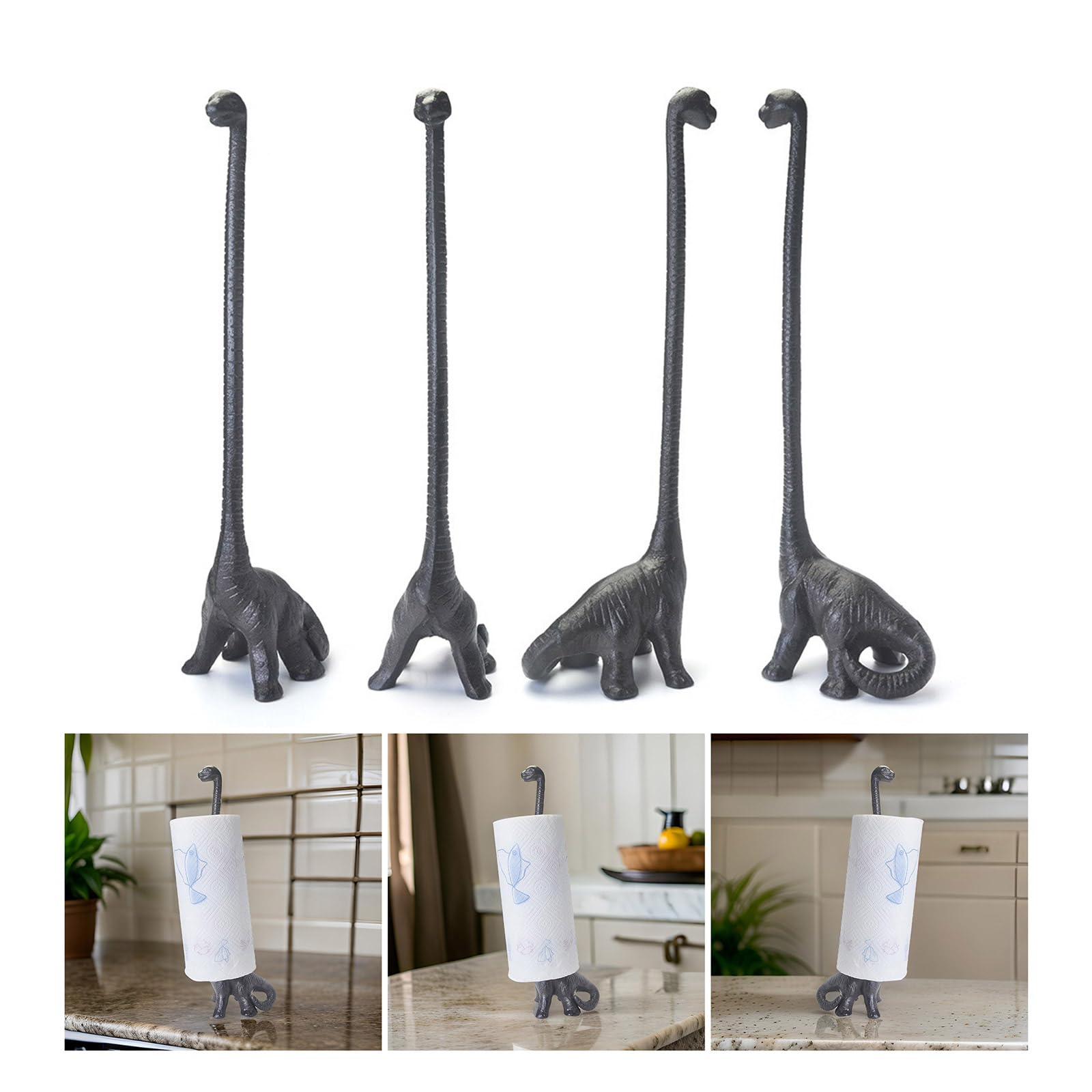 Dekoratives Dinosaurier Küchenzubehör, einzigartiger Dinosaurier Badezimmer Taschentuchhalter, dekorativer Papierrollenständer, Organizer, Toilettenpapierständer