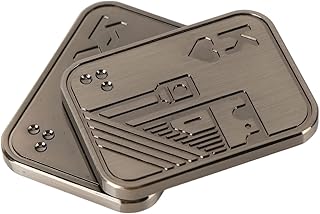 Keenso ADHD Poker Slider Toy,Anxiety Relief Slider Toy Metal Slider Toy for ADHD Adult