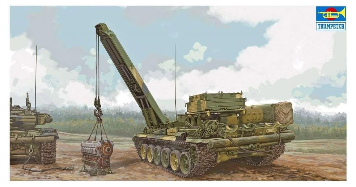TRU09553 - Trumpeter 1:35 - Russian BRE M-1 Armoured Recovery Vehicle