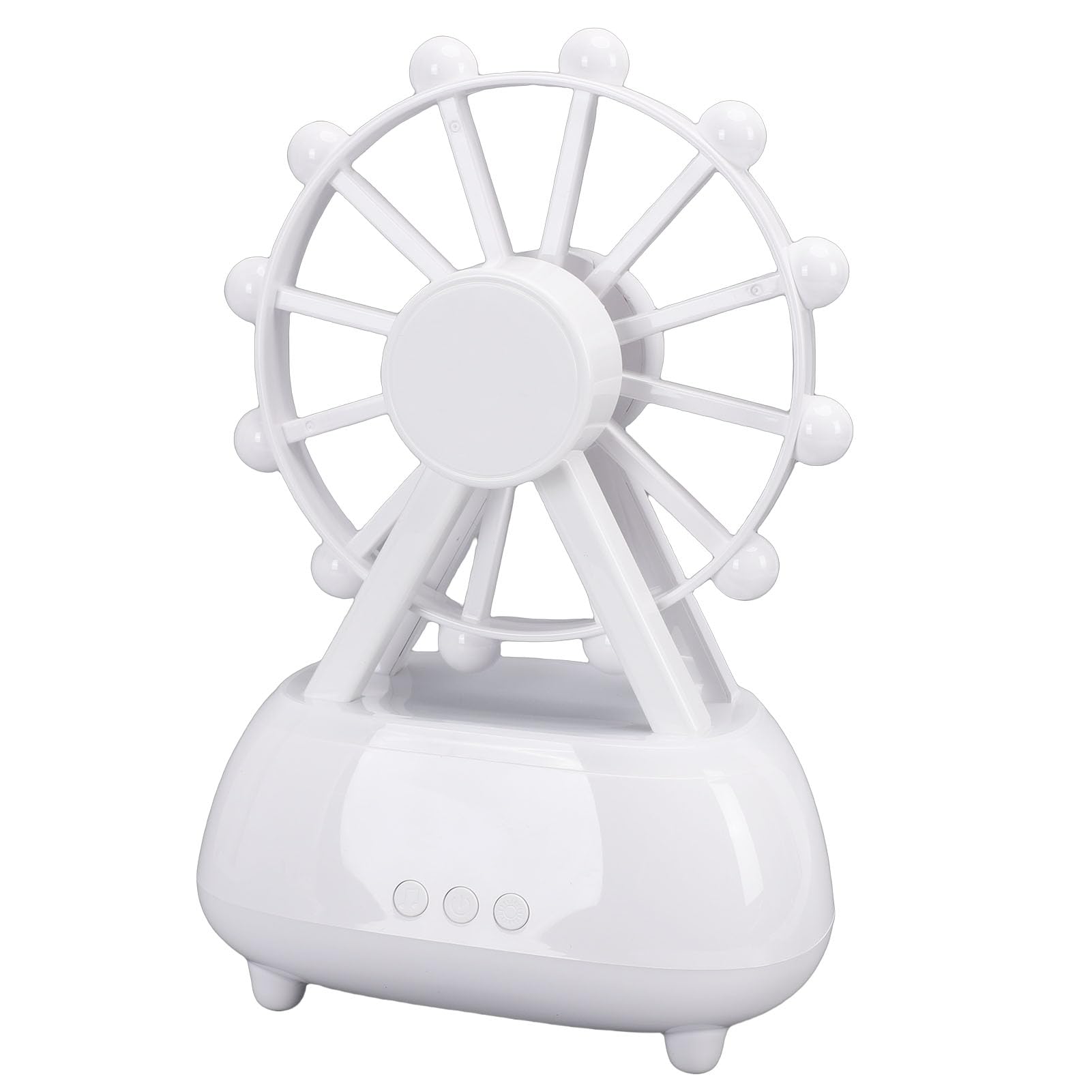 Umidificatore per Luce Notturna con Altoparlante Bluetooth con Design a Ruota Panoramica Rotante per la Camera da Letto di Casa - Diffusore di Oli Essenziali a Nebbia Fredda, Diffusore di