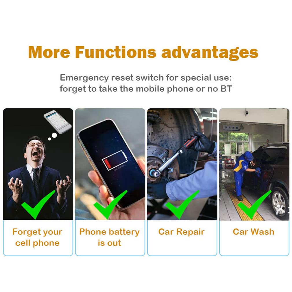 XRC TECH Mini teléfono Bluetooth inmovilizador sistema bloqueo de la electricidad de aceite Seguridad 3 cables conexión para todos los coches