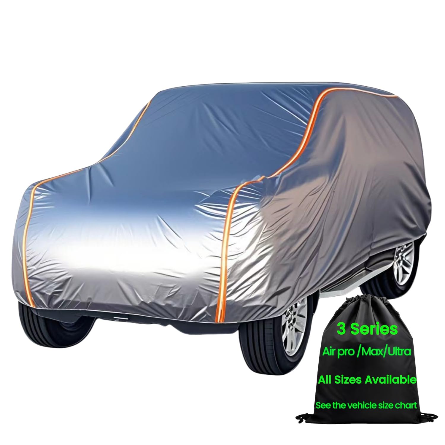 Durability - Copertura per auto quattro stagioni per SUV (copertura per parabrezza regalo), protezione invernale per SUV, impermeabile, per tutte le stagioni, adatta per Chevy Tahoe Hummer H2