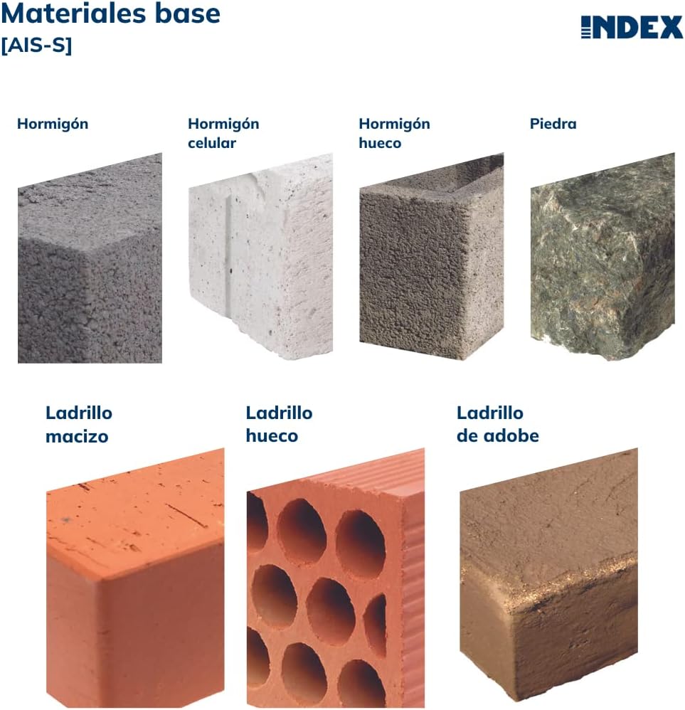 INDEX A PERFECT FIXING AISS10090 Dowel with metal nail, white